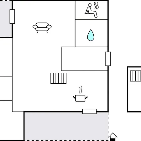 度假居 In Lembruch-duemmer With Sauna *